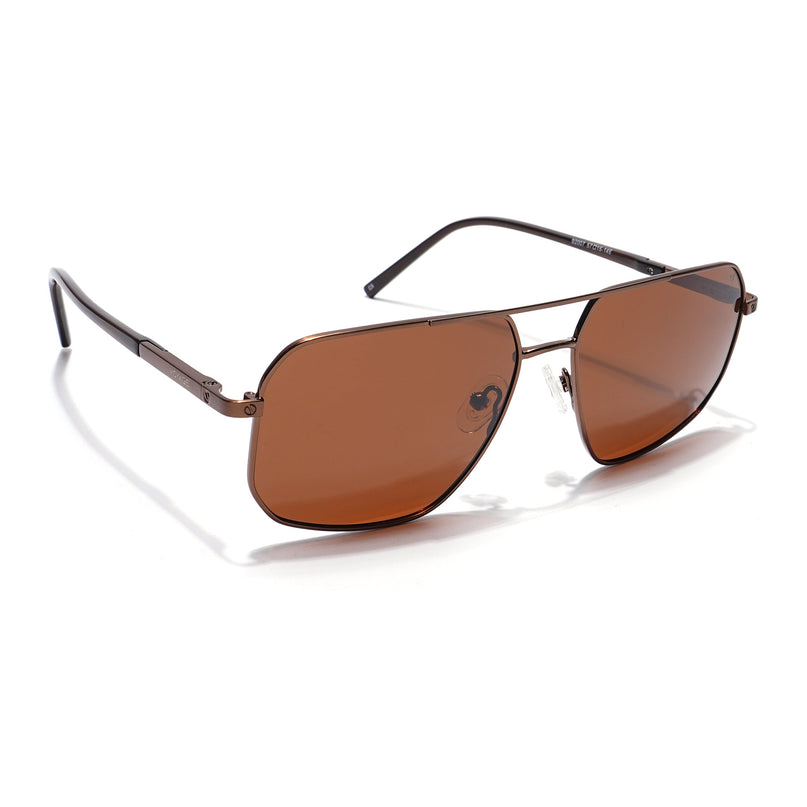 Voyage Select Square Polarized Sunglasses (Brown Lens | Brown Frame - SLPMG5949)