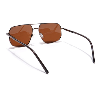 Voyage Select Square Polarized Sunglasses (Brown Lens | Brown Frame - SLPMG5949)