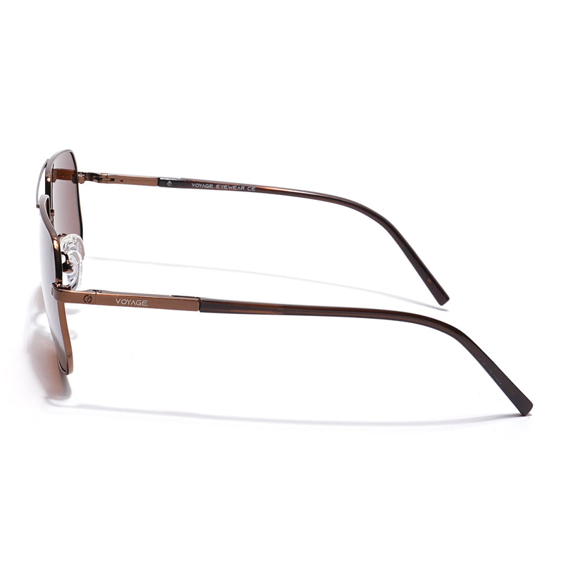 Voyage Select Square Polarized Sunglasses (Brown Lens | Brown Frame - SLPMG5949)