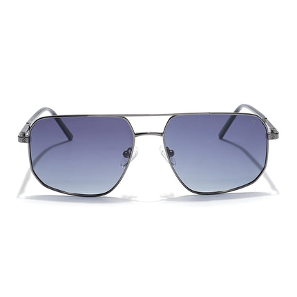 Voyage Select Square Polarized Sunglasses (Grey Lens | Silver Frame - SLPMG5948)