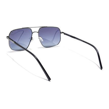 Voyage Select Square Polarized Sunglasses (Grey Lens | Silver Frame - SLPMG5948)