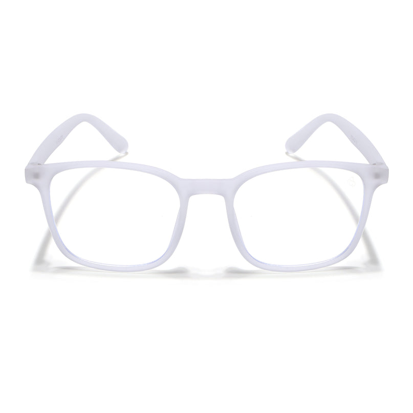 Eyejack NEO Transparent Wayfarer Eyeglasses for Men & Women (92016CL1190-C7)