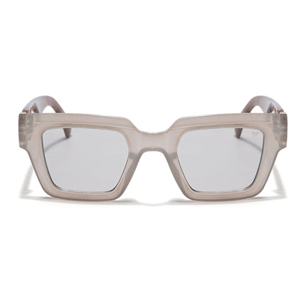Wayfarer Sunglasses (Clear Lens | Grey Frame - MG5804)