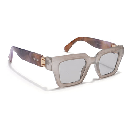 Wayfarer Sunglasses (Clear Lens | Grey Frame - MG5804)