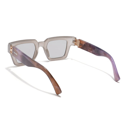 Wayfarer Sunglasses (Clear Lens | Grey Frame - MG5804)