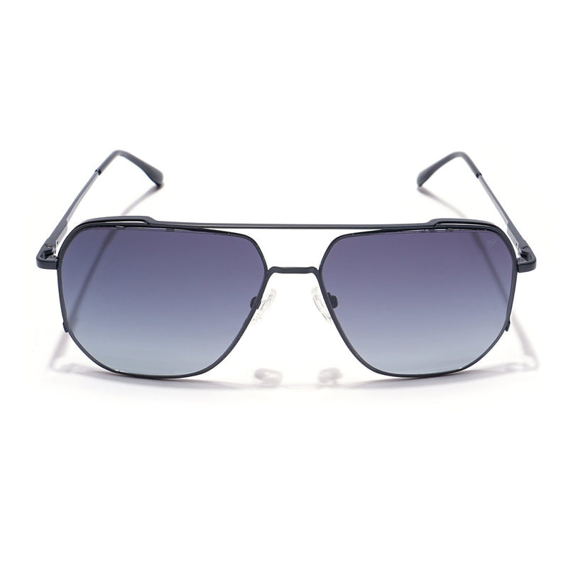 Voyage Select Square Polarized Sunglasses (Grey Lens | Black Frame - SLPMG5943)