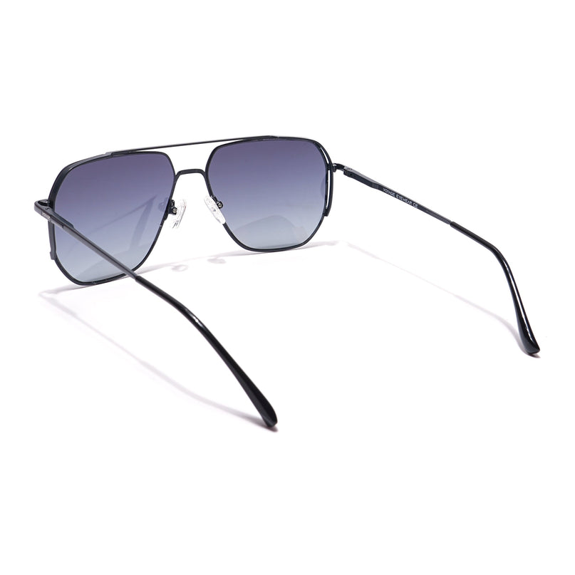 Voyage Select Square Polarized Sunglasses (Grey Lens | Black Frame - SLPMG5943)