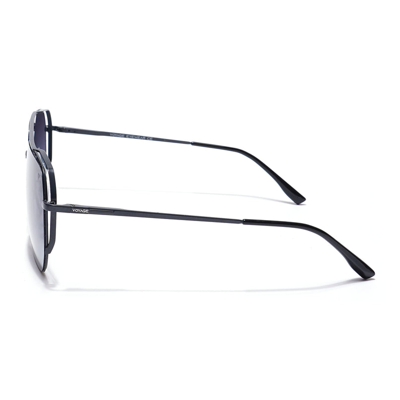 Voyage Select Square Polarized Sunglasses (Grey Lens | Black Frame - SLPMG5943)