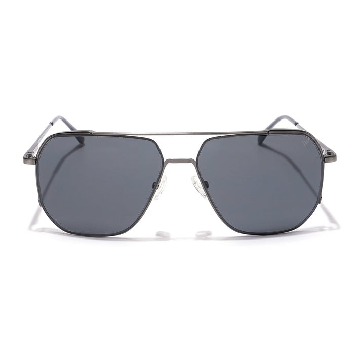 Voyage Select Square Polarized Sunglasses (Grey Lens | Grey Frame - SLPMG5944)
