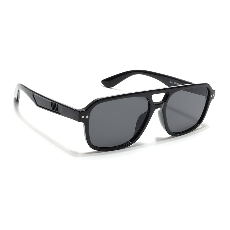 Eyejack Black Wayfarer Sunglasses for Men & Women (9265CL967)