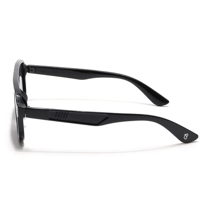 Eyejack Black Wayfarer Sunglasses for Men & Women (9265CL967)