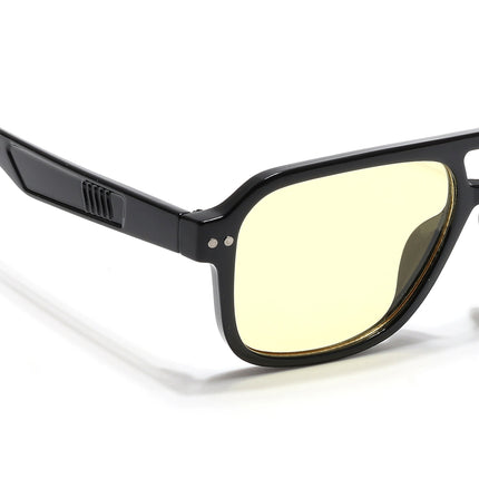 Eyejack Black Wayfarer Sunglasses for Men & Women (9265CL970)