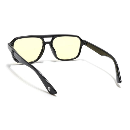 Eyejack Black Wayfarer Sunglasses for Men & Women (9265CL970)