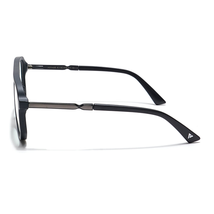Voyage Veloura Select Matt Black Wayfarer Eyeglasses for Men & Women - SLMG6157-C1