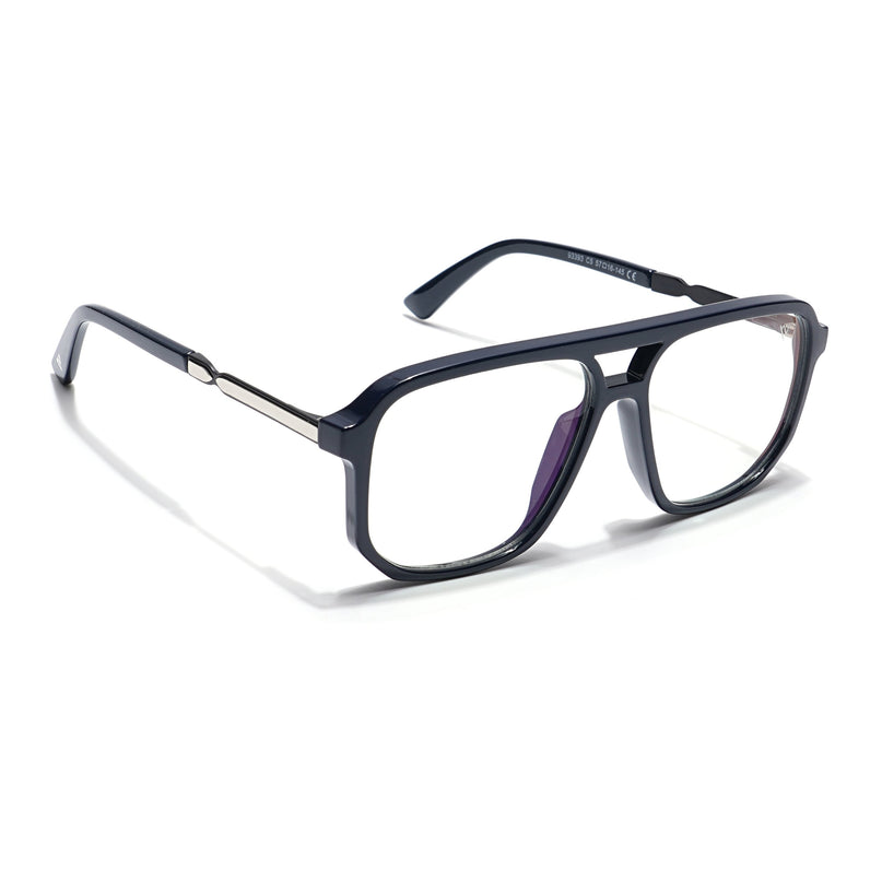 Voyage Veloura Select Shine Black Wayfarer Eyeglasses for Men & Women - SLMG6158-C2