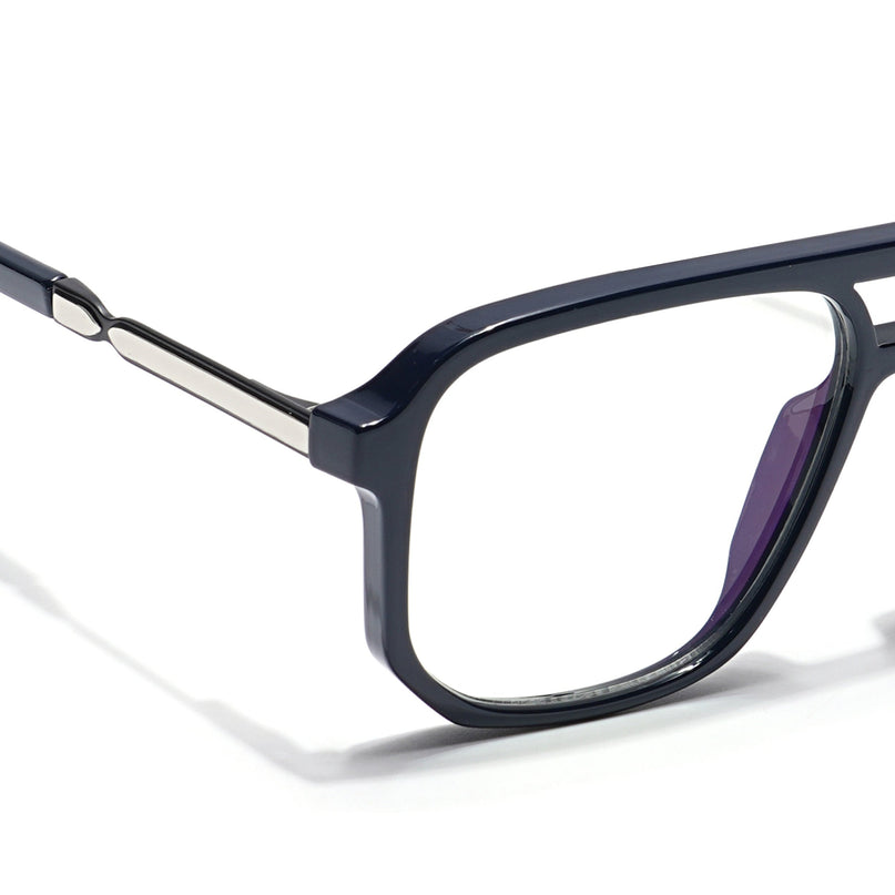 Voyage Veloura Select Shine Black Wayfarer Eyeglasses for Men & Women - SLMG6158-C2