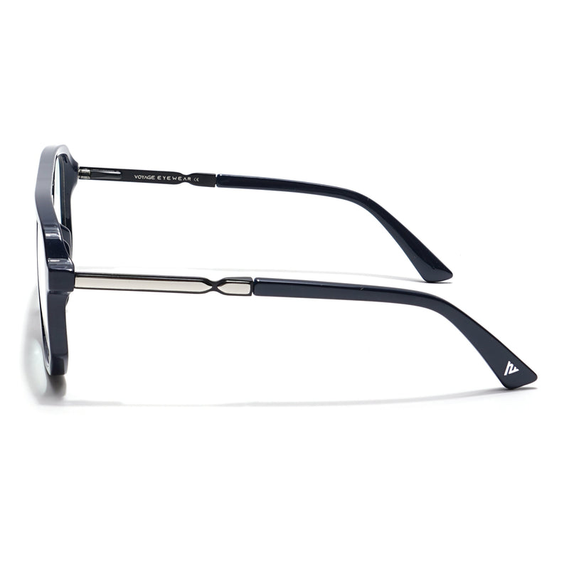 Voyage Veloura Select Shine Black Wayfarer Eyeglasses for Men & Women - SLMG6158-C2