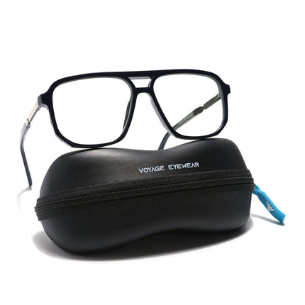 Voyage Veloura Select Shine Black Wayfarer Eyeglasses for Men & Women - SLMG6158-C2