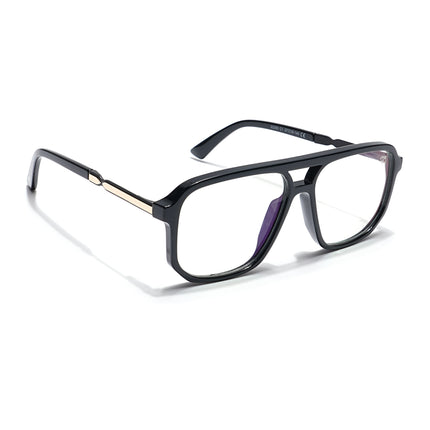 Voyage Veloura Select Shine Black Wayfarer Eyeglasses for Men & Women - SLMG6159-C3