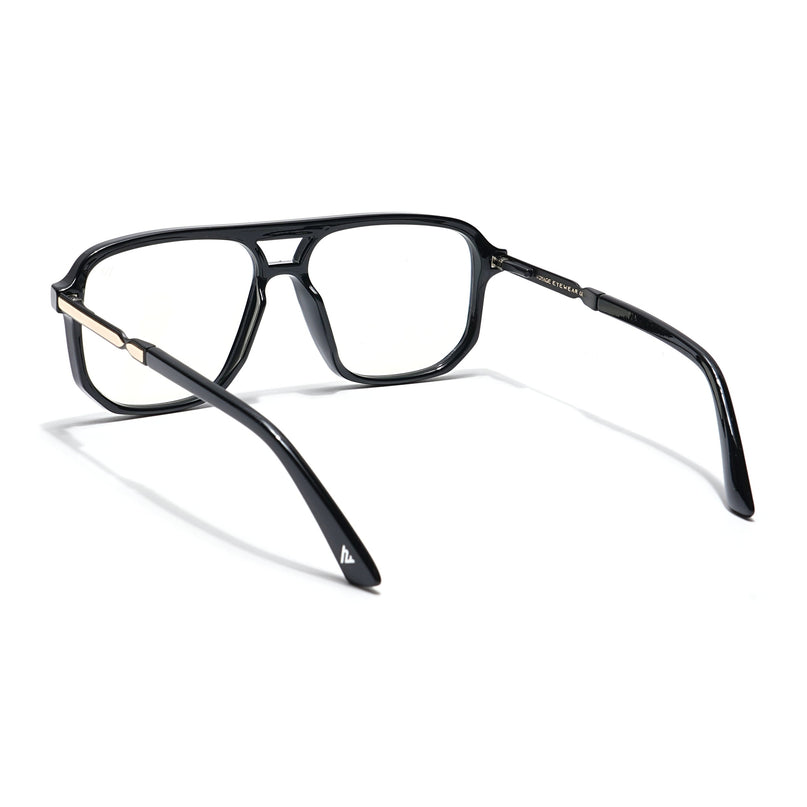 Voyage Veloura Select Shine Black Wayfarer Eyeglasses for Men & Women - SLMG6159-C3