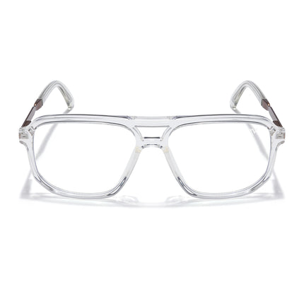Voyage Veloura Select Transparent Wayfarer Eyeglasses for Men & Women - SLMG6160-C4