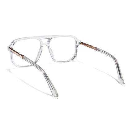 Voyage Veloura Select Transparent Wayfarer Eyeglasses for Men & Women - SLMG6160-C4