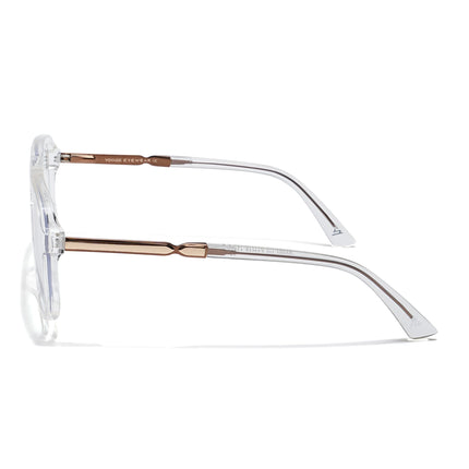 Voyage Veloura Select Transparent Wayfarer Eyeglasses for Men & Women - SLMG6160-C4