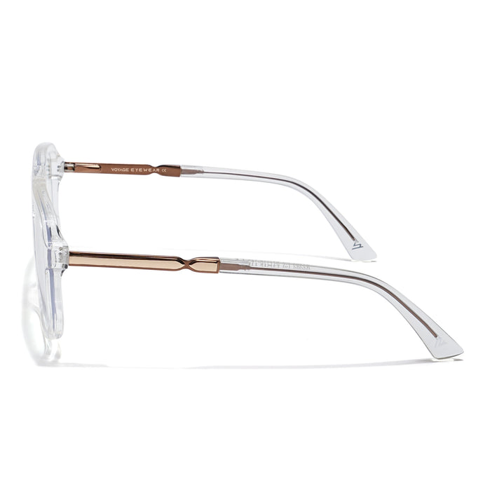 Voyage Veloura Select Transparent Wayfarer Eyeglasses for Men & Women - SLMG6160-C4