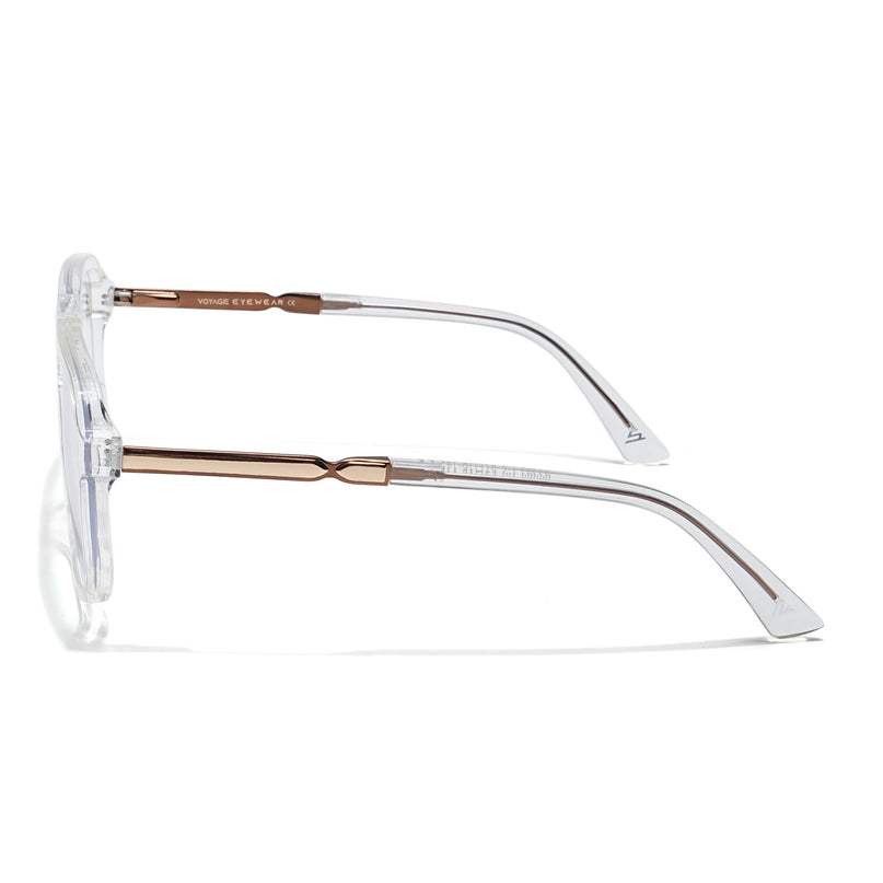 Voyage Veloura Select Transparent Wayfarer Eyeglasses for Men & Women - SLMG6160-C4