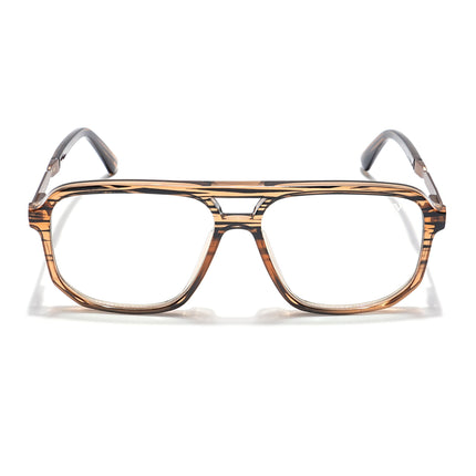 Voyage Veloura Select Black & Wine Wayfarer Eyeglasses for Men & Women - SLMG6162-C6