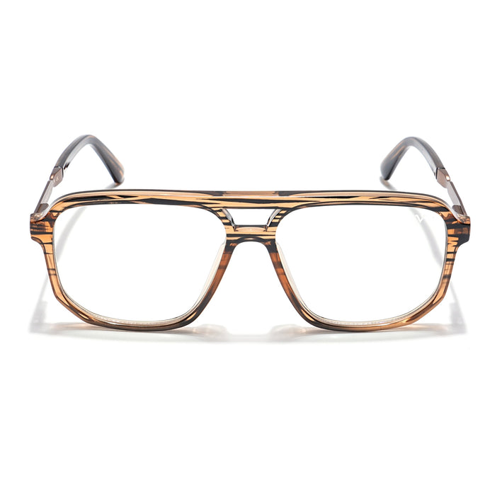 Voyage Veloura Select Black & Wine Wayfarer Eyeglasses for Men & Women - SLMG6162-C6