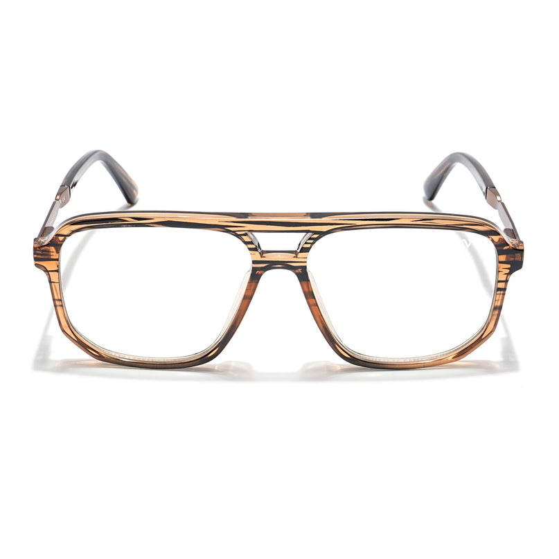 Voyage Veloura Select Black & Wine Wayfarer Eyeglasses for Men & Women - SLMG6162-C6