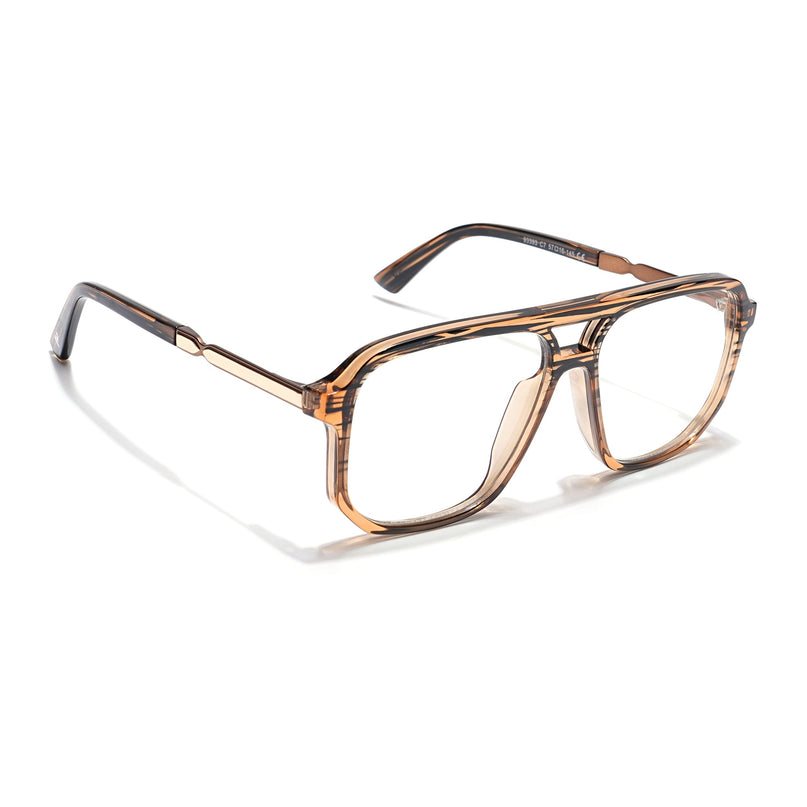 Voyage Veloura Select Black & Wine Wayfarer Eyeglasses for Men & Women - SLMG6162-C6