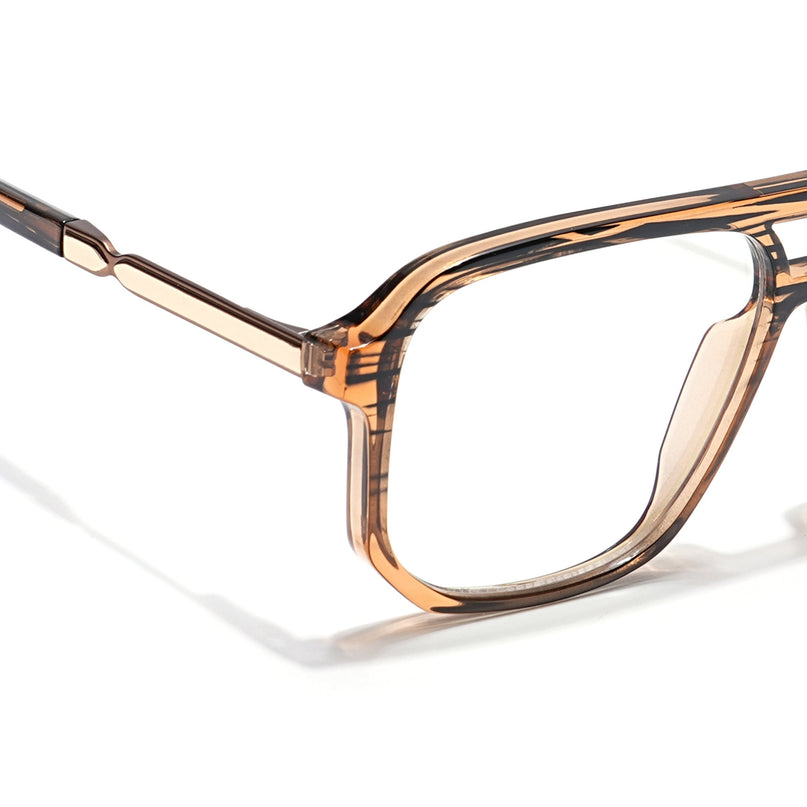 Voyage Veloura Select Black & Wine Wayfarer Eyeglasses for Men & Women - SLMG6162-C6