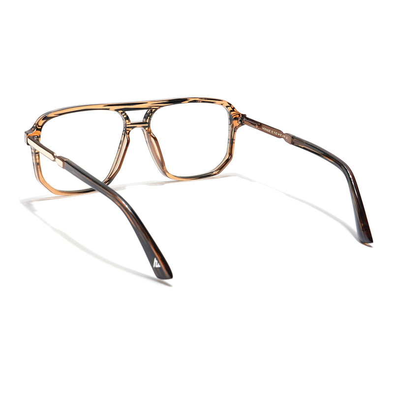 Voyage Veloura Select Black & Wine Wayfarer Eyeglasses for Men & Women - SLMG6162-C6