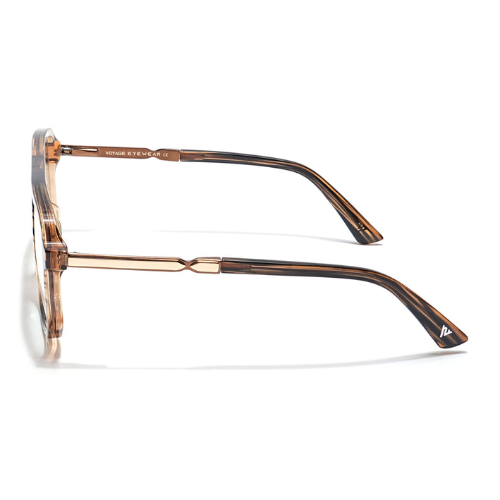 Voyage Veloura Select Black & Wine Wayfarer Eyeglasses for Men & Women - SLMG6162-C6