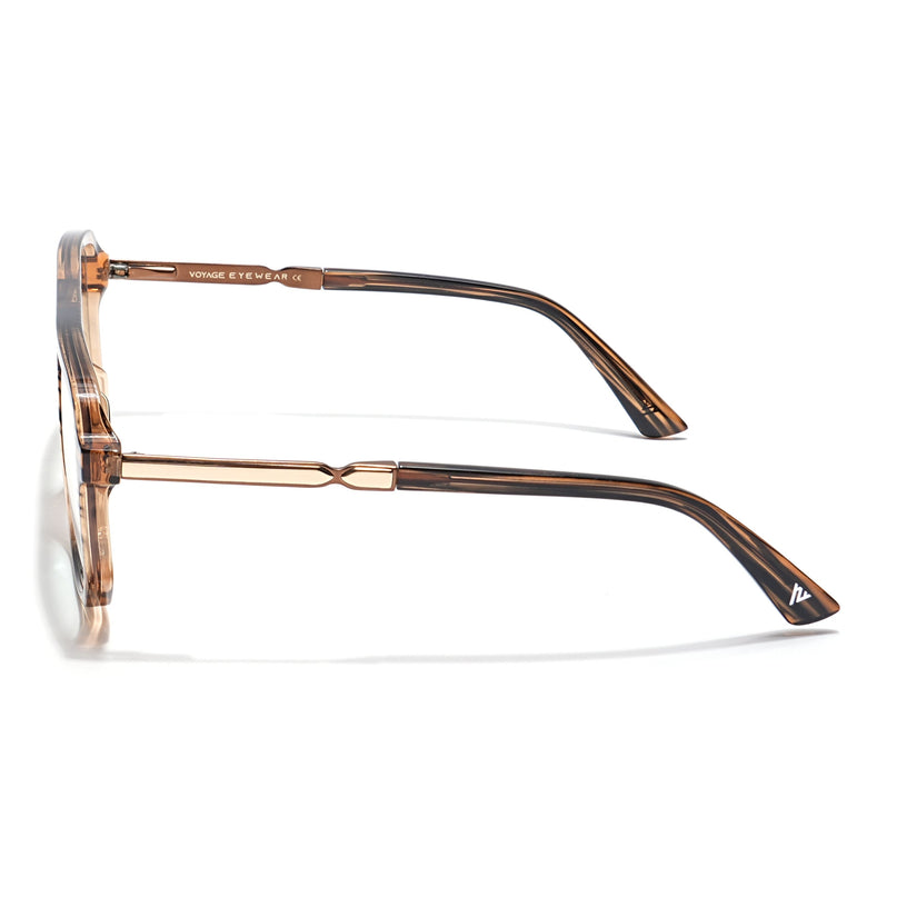Voyage Veloura Select Black & Wine Wayfarer Eyeglasses for Men & Women - SLMG6162-C6