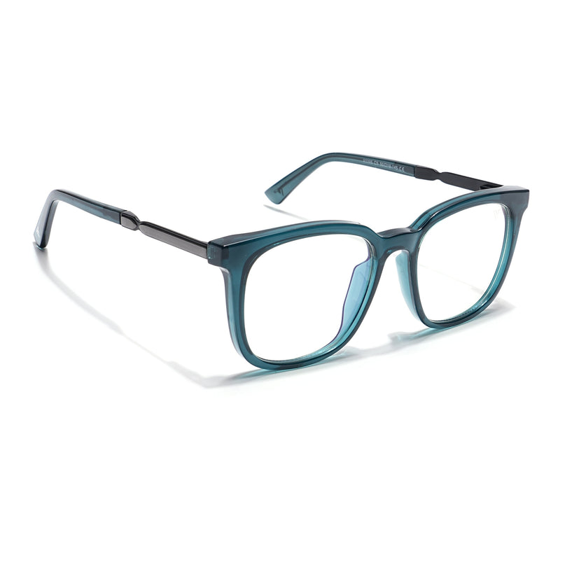 Voyage Veloura Select Blue Square Eyeglasses for Men & Women - SLMG6166-C4