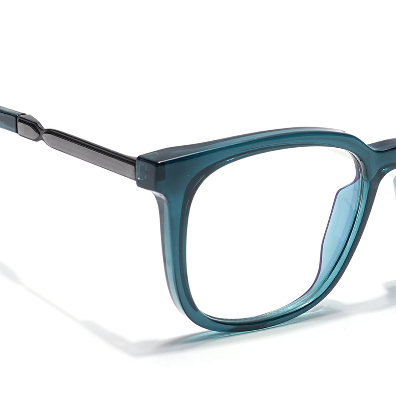 Voyage Veloura Select Blue Square Eyeglasses for Men & Women - SLMG6166-C4