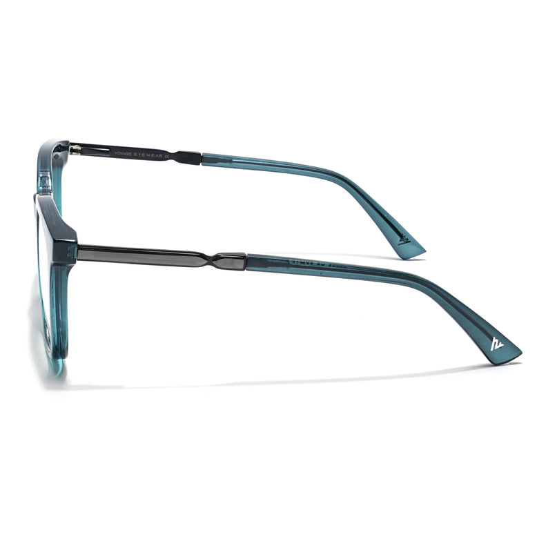 Voyage Veloura Select Blue Square Eyeglasses for Men & Women - SLMG6166-C4