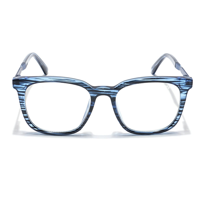 Voyage Veloura Select Blue & Black Square Eyeglasses for Men & Women - SLMG6167-C5