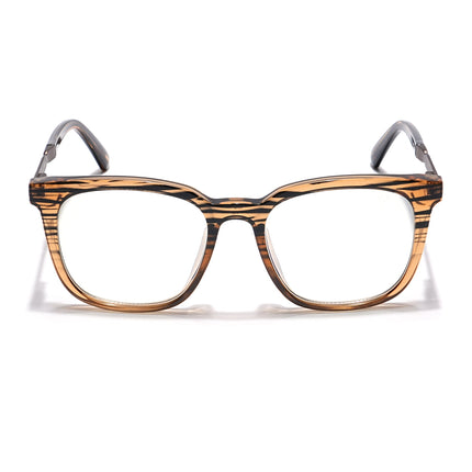 Voyage Veloura Select Wine & Black Square Eyeglasses for Men & Women - SLMG6168-C6