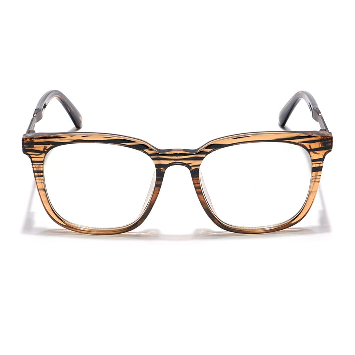 Voyage Veloura Select Wine & Black Square Eyeglasses for Men & Women - SLMG6168-C6
