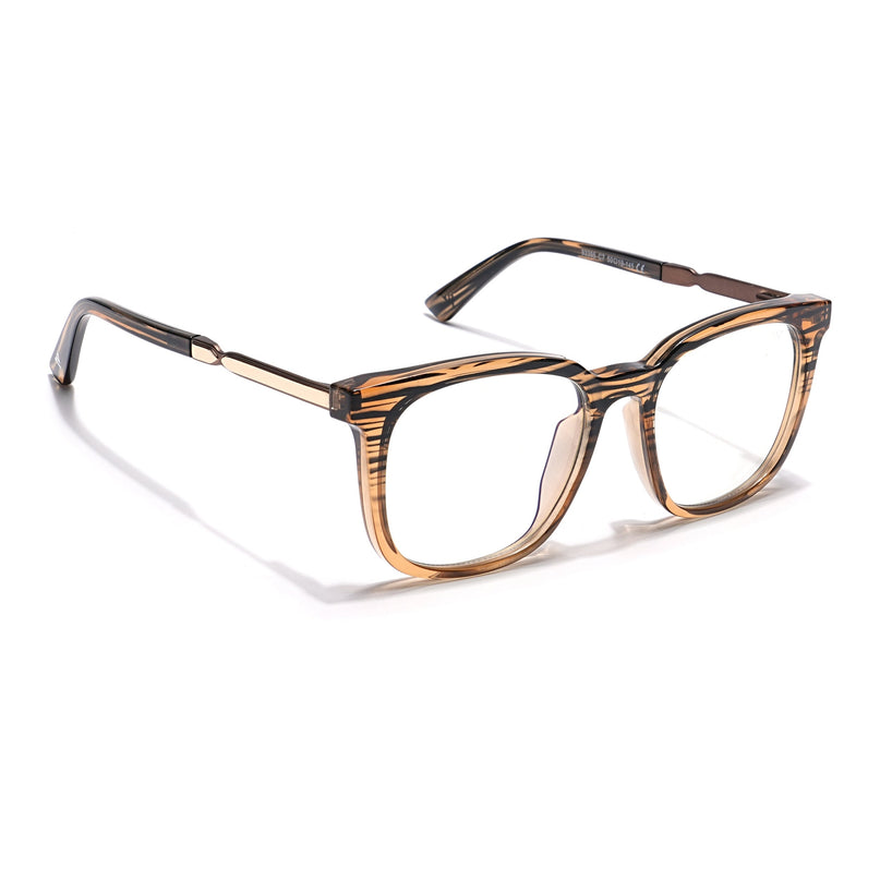 Voyage Veloura Select Wine & Black Square Eyeglasses for Men & Women - SLMG6168-C6