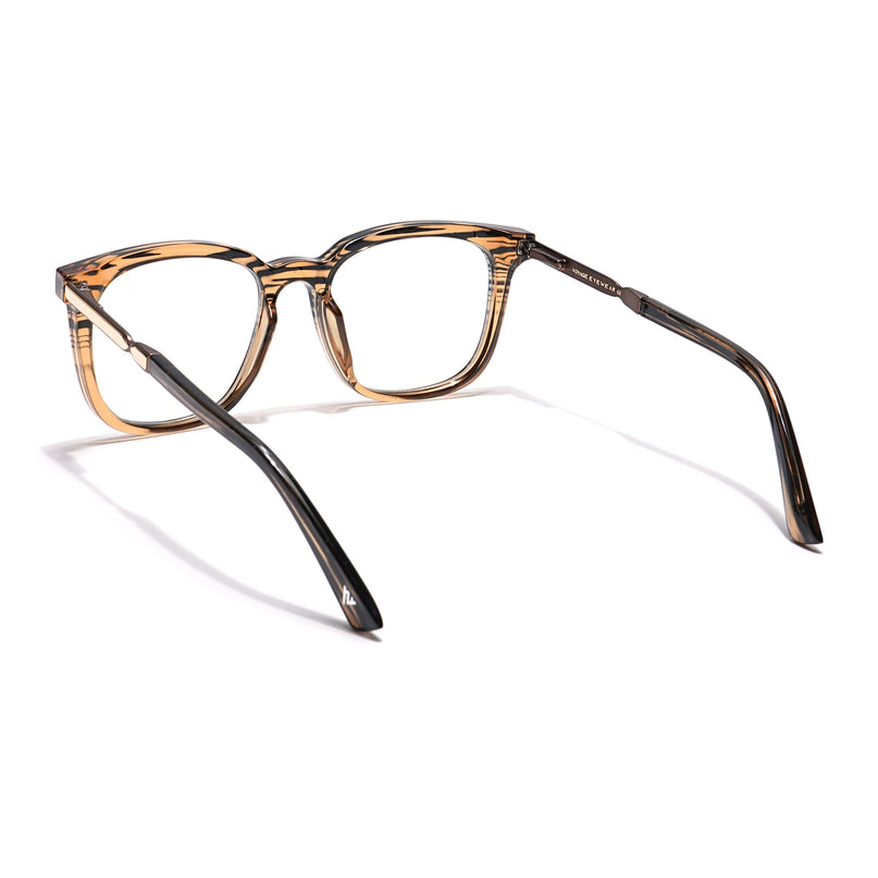 Voyage Veloura Select Wine & Black Square Eyeglasses for Men & Women - SLMG6168-C6