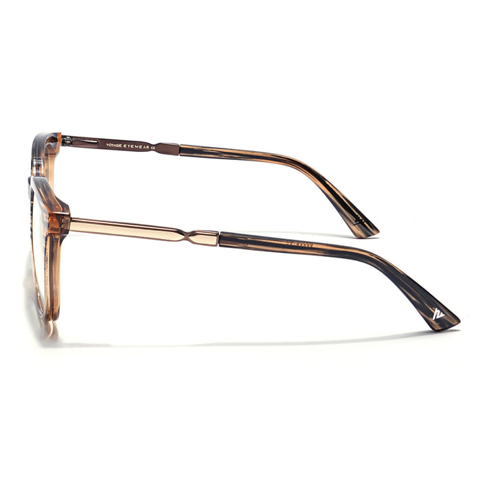 Voyage Veloura Select Wine & Black Square Eyeglasses for Men & Women - SLMG6168-C6