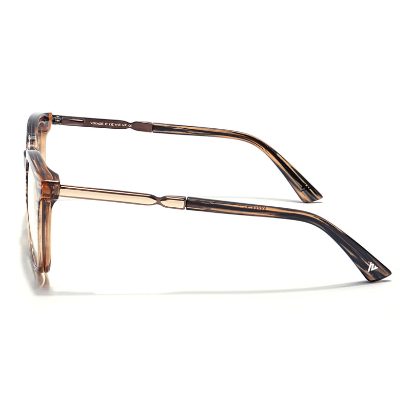 Voyage Veloura Select Wine & Black Square Eyeglasses for Men & Women - SLMG6168-C6
