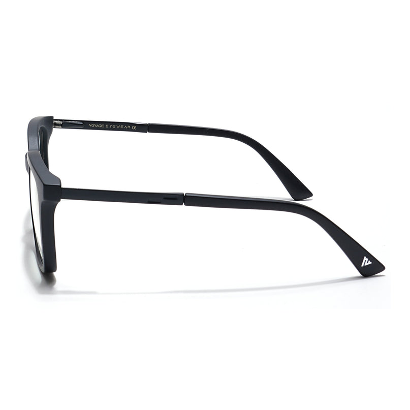 Voyage Veloura Select Matt Black Square Eyeglasses for Men & Women - SLMG6169-C1