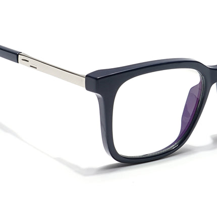 Voyage Veloura Select Navy Blue Square Eyeglasses for Men & Women - SLMG6170-C2