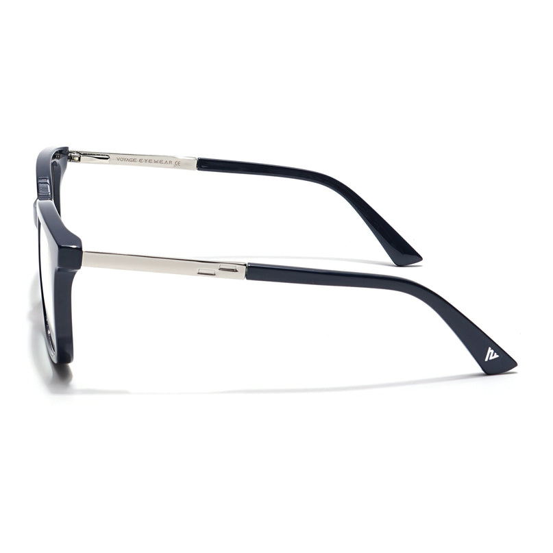 Voyage Veloura Select Navy Blue Square Eyeglasses for Men & Women - SLMG6170-C2
